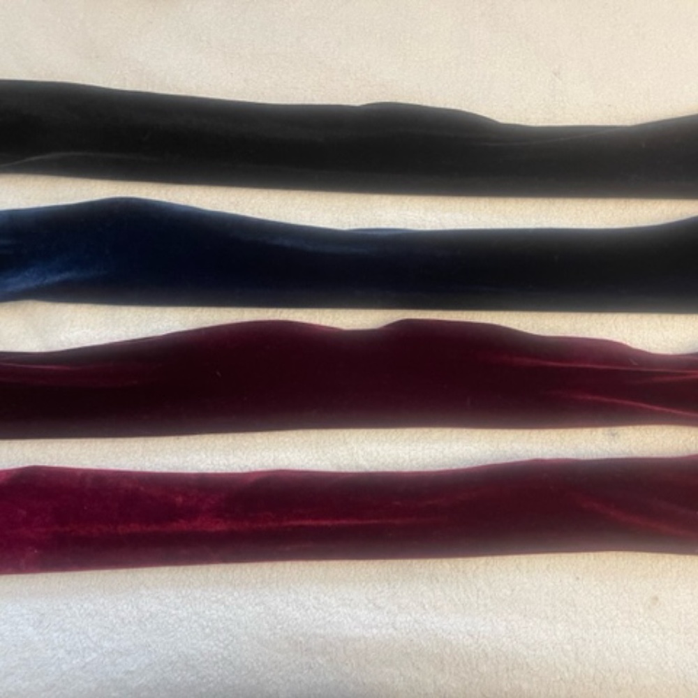 American Apparel 4 piece bundle velvet twist headband/scarf